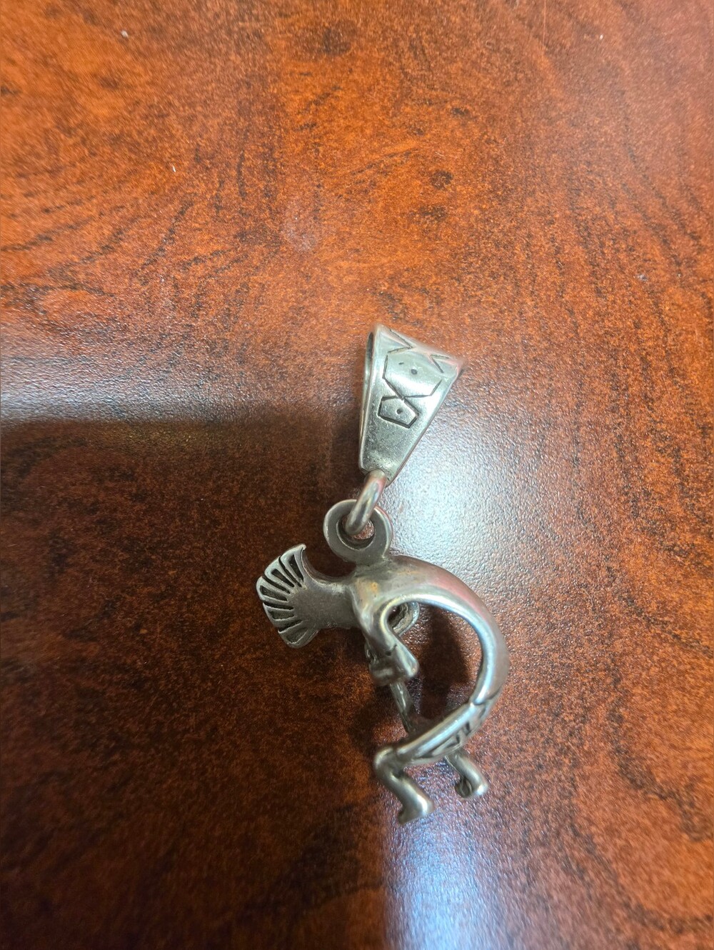 Navajo Kokopelli Pendant 925 Sterling Silver